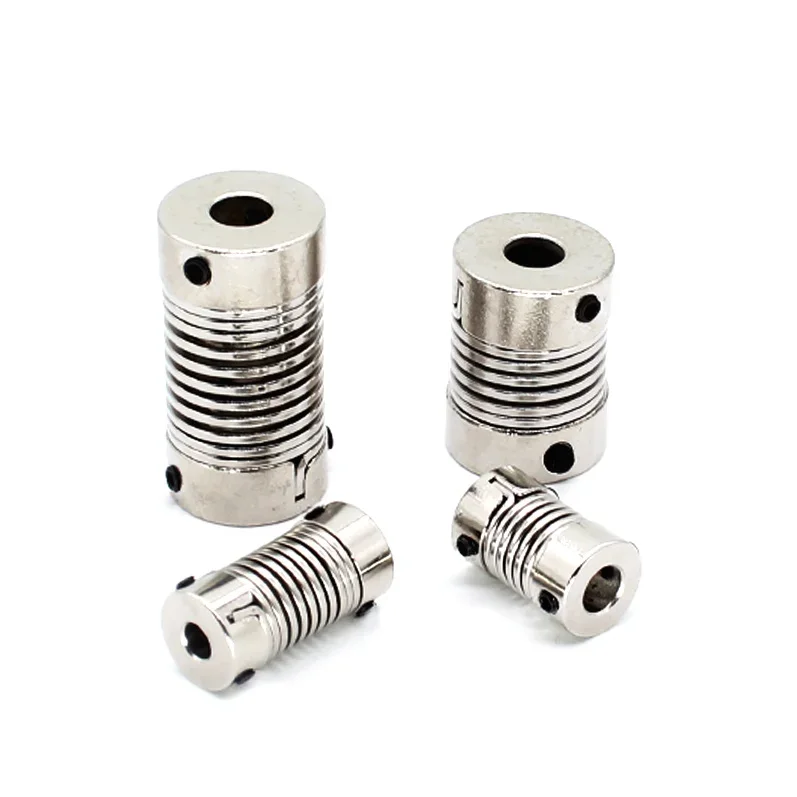 Aluminum alloy D16L25 spring coupling elastic coupling is used for servo motor, screw rod, shaft connector, 3D printer, CNC