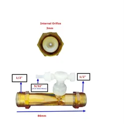 Pvdf Adventuri Insjector 1/2インチオゾンミキサー、オゾン発生器部品