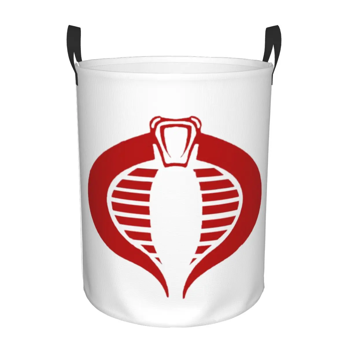 

Gi Joe Cobra Enemy Logo Складные корзины для белья Брядная одежда Домашний органайзер Большое водонепроницаемое ведро для дома и детей