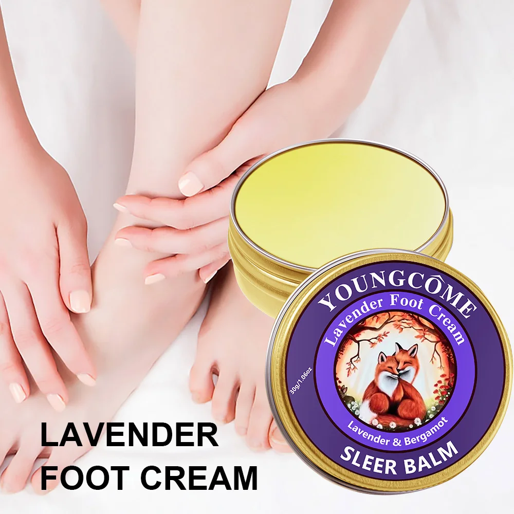 YOUNGCOME Lavender Hand and Foot Care Moisturizing Cream deeply Nourishes The Skin Remove Dead Skin Improving Dryness Roughness