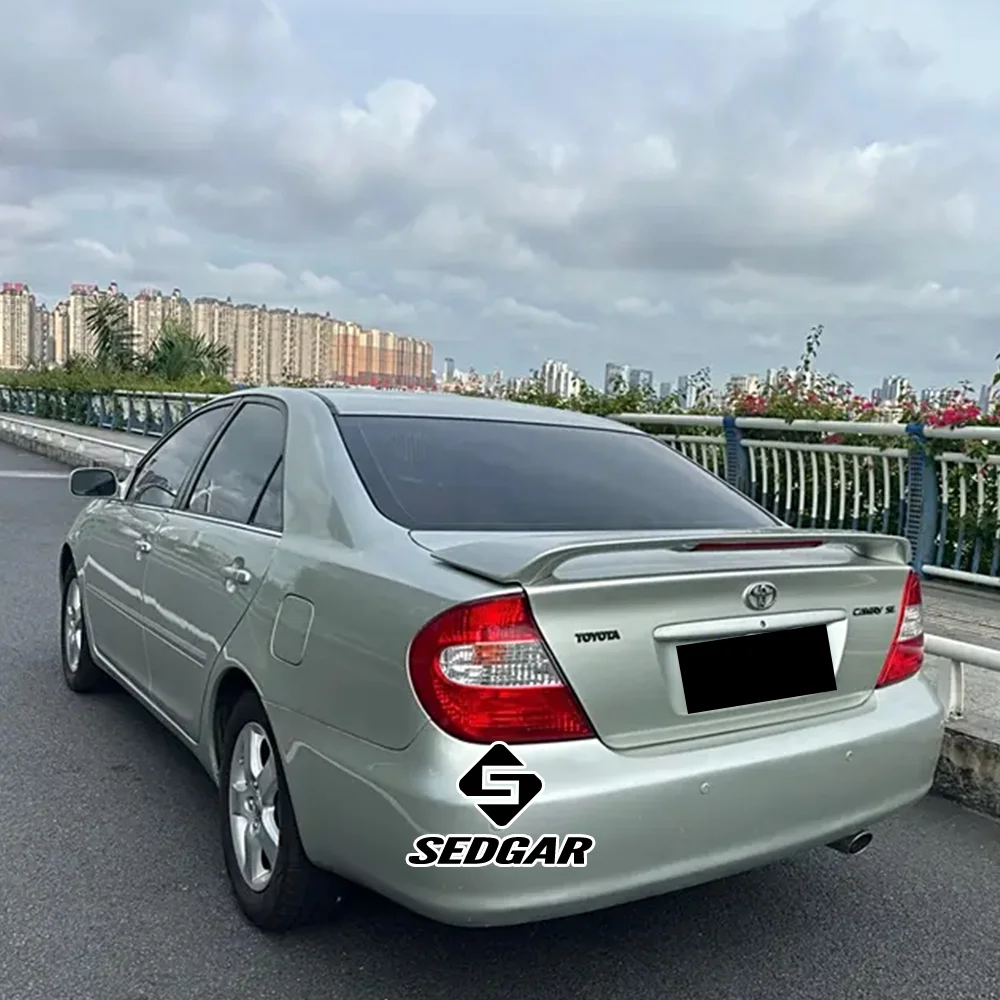 For 1997--2005 Toyota Camry 2.4 GEN 4 GEN 5 with LED Lights High Quality ABS Plastic Unpainted Spoiler Trunk Boot Wing Spoiler