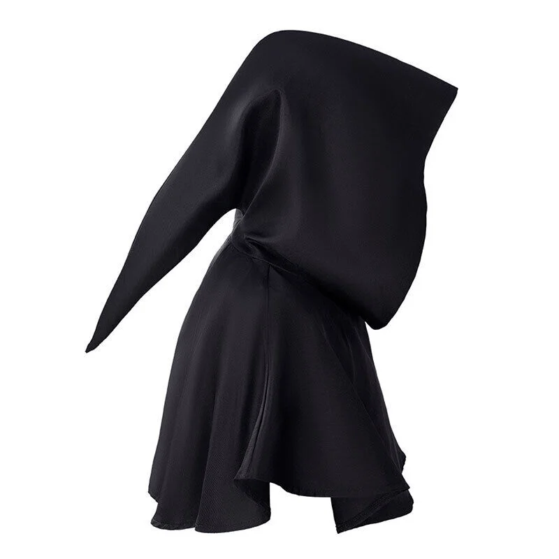 Medieval loween Hooded Cloak Stage Outdoor Costume Cosplay Outfit Photoaphy Polyester Material Spring Season 2024