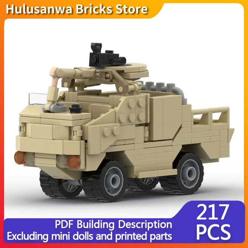 

Военная бронеавтомобиль Jackal 2, модель MOC, строительные кирпичи, военное оборудование, модульная технология, подарок, праздник, сборка, детский игрушечный костюм