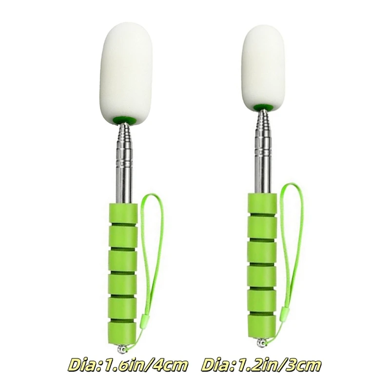 ABAE-2 Stuks Telescopische Spons Stick Voor Aardewerk, Aardewerk Sculptuur Spons Houder Keramische Gooien Stok Aardewerk Trimmen Gereedschap