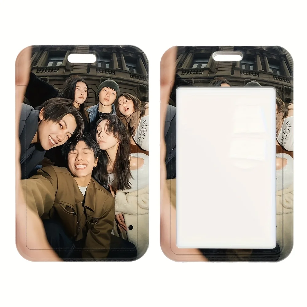 DIY Photo Customization Clear Acrylic Card Holder Student Card and ID Card Protective Cover Bank Card Voucher Keychain Cover