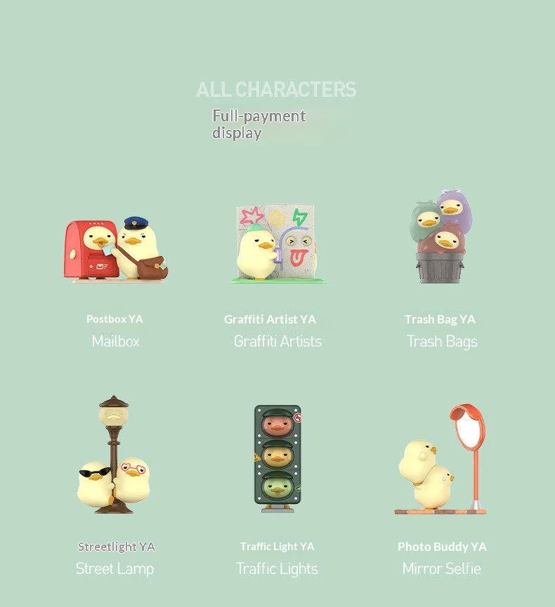 Original POPMART Blind Box Mini DUCKOO City Walk Serie Modische Ornament-Figur Trendiges Sammlerstück Dekoratives Geschenk – Detail 2