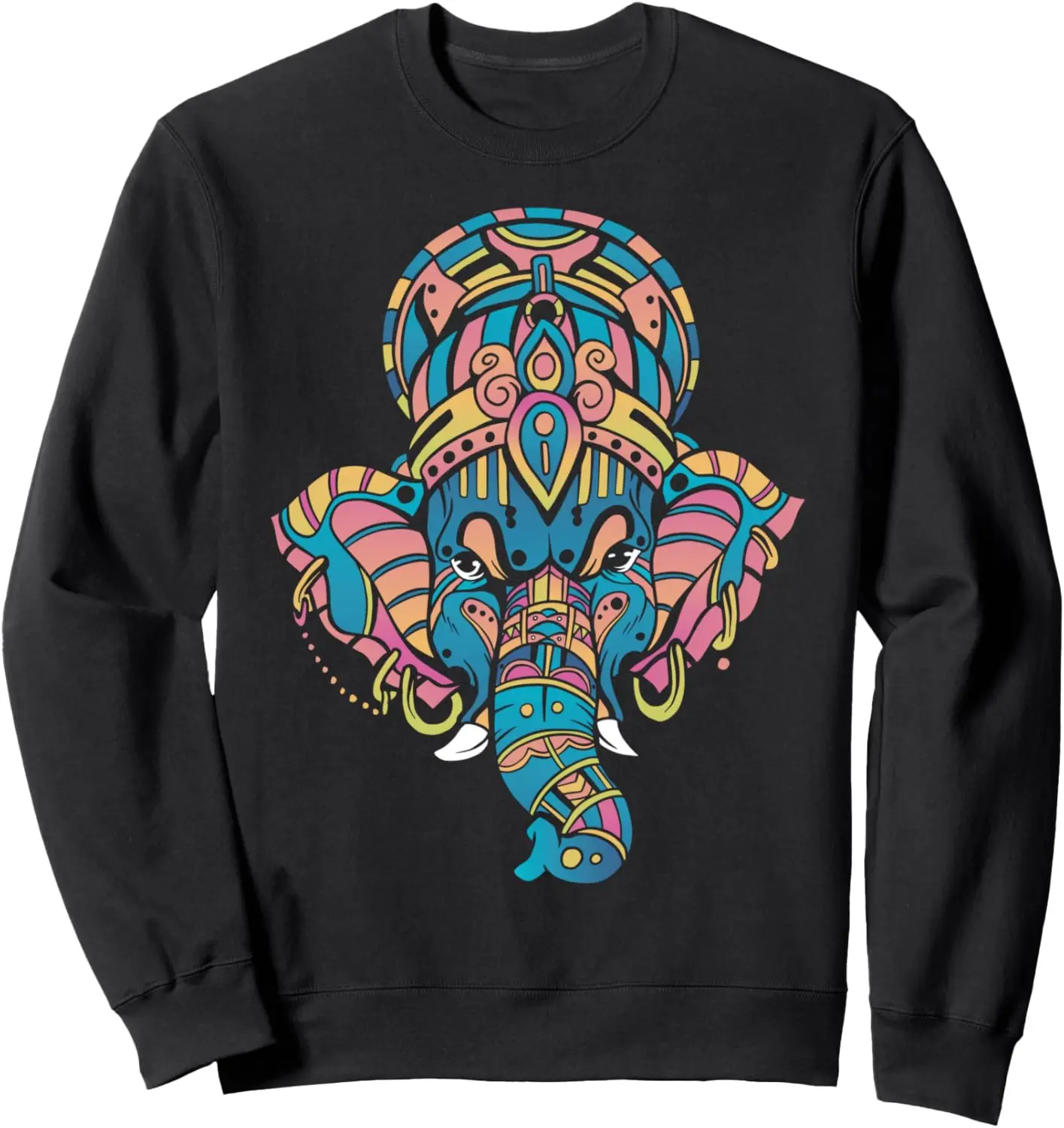 

Yoga Spiritual Hindu Elephant God Ganesha Meditation Sweatshirt