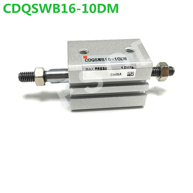 

CDQSWB16-5DM,10DM,15DM,20DM,25DM,30DM FSQD Compact Cylinder: Standard Type Double Acting, Double Rod CDQSWB series
