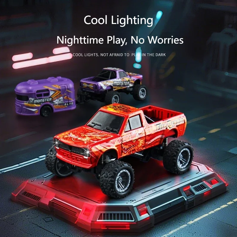Top RC-Auto, MINI-Legierung, 1/64 ferngesteuertes Auto, bequem zu tragen, 60 Minuten Arbeitszeit, Kindergeschenke, elektronisches Spielzeug