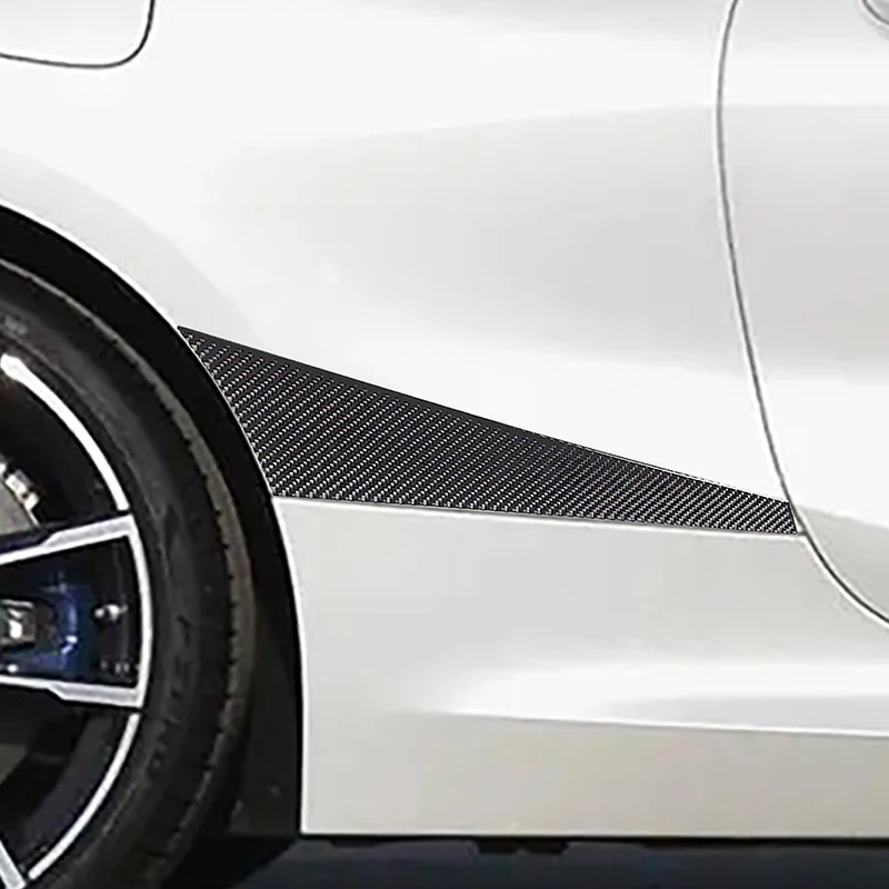 

Автомобильные аксессуары из углеродного волокна, задние обе стороны листьев, декоративная панель, накладка для BMW 8 серии G14 G15 2019-2023 (2 двери)