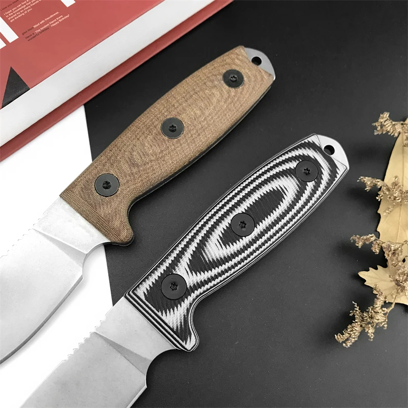 High quality 9Cr18MOV blade outdoor camping ESEE-3 Rowen tactical small straight knife EDC folding knife hiking rescue