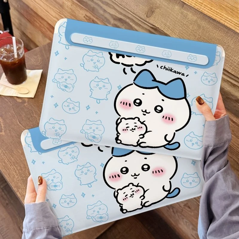 Cartoon Kawaii New Compatible with Apple Computer Case Laptop Sleeve Ultra-thin Fit Storage Convenient Travel Mouse Pad Chiikawa