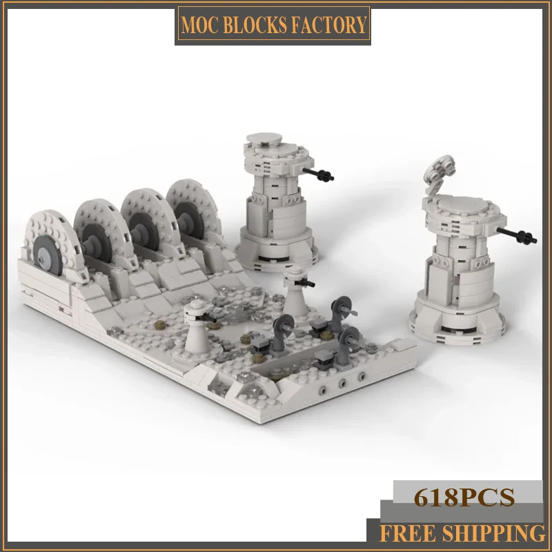 

Star Movies Model Moc Building Bricks Military Defensive Campaign Technology Modular Blocks Gift Christmas Toy DIY Sets Assembly
