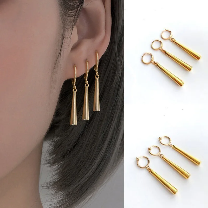 KADRUFI 3Pcs 2023 Cosplay Zoro Earrings Ear Clips for Women Men Gold Color Non-Pierced Pendant Hook Earring Jewelry Trinket Gift