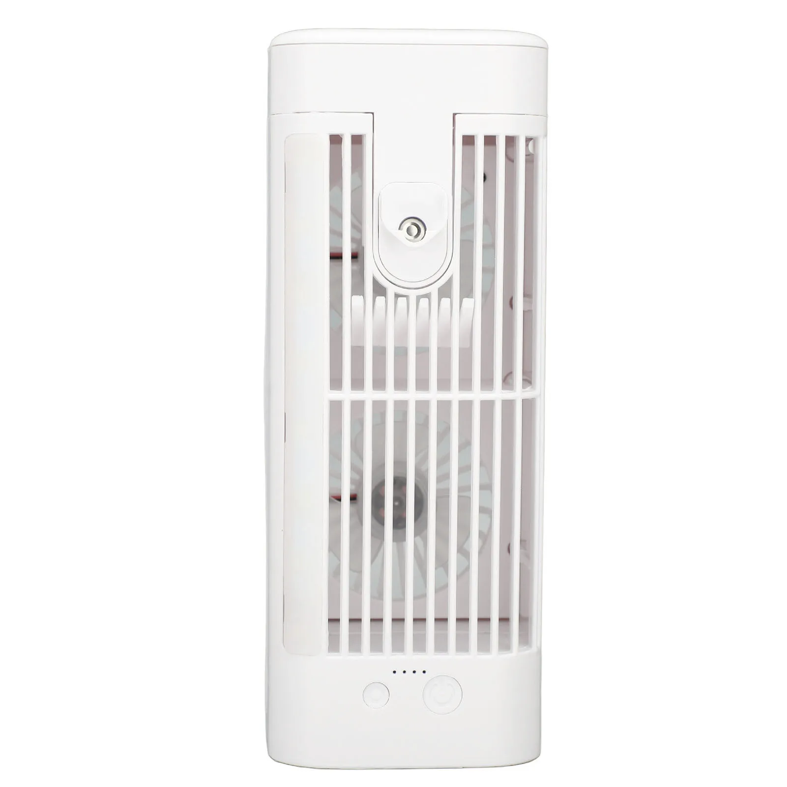 가벼운 USB 플러그가 있는 휴대용 에어컨 3단 듀얼 팬 120mL 대형 물 탱크가 있는 휴대용 미니 공기 냉각기