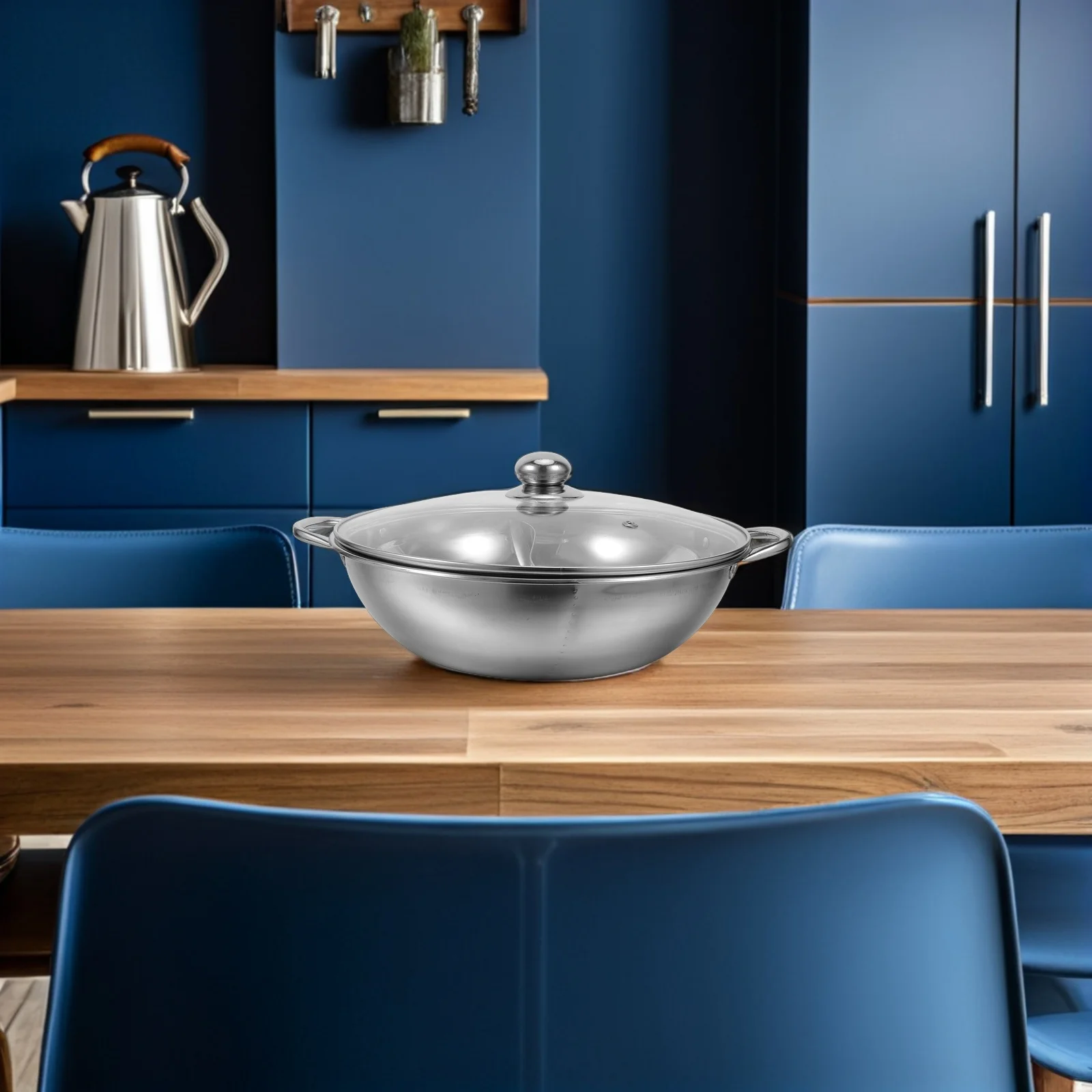 

Double Flavor Stainless Steel Hot Pot Divided Cooker for Home Kitchen Multi-Function Stove