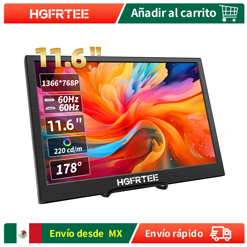 Monitor Portatile da 11,6 Pollici per Gaming e Lavoro: Recensione e Valutazione del HGFRTEE