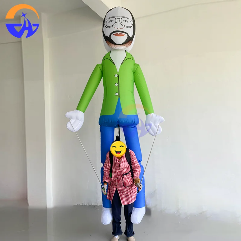 

Человеческий переносной прогулочный надувной костюм персонажа из мультфильма, интерактивный реквизит для парка развлечений, карнавальных парадов