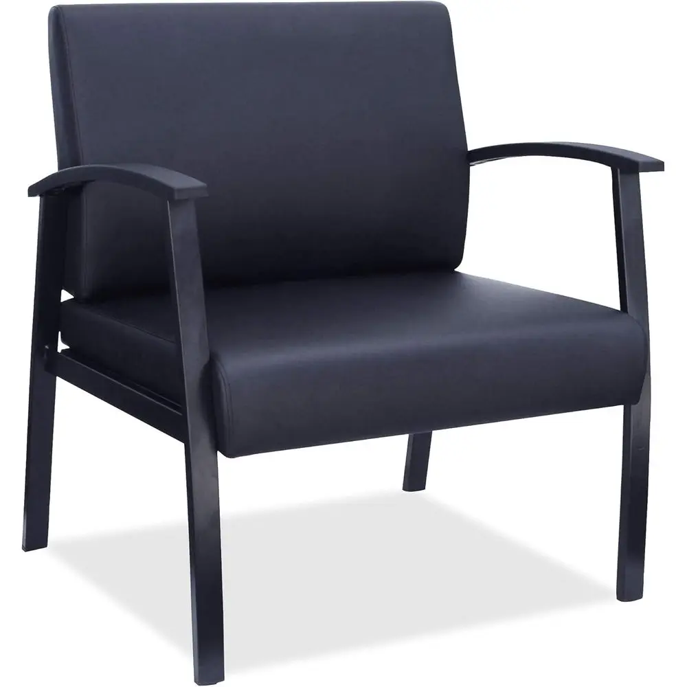 

Large and Plush Black Leather Gaming Chair