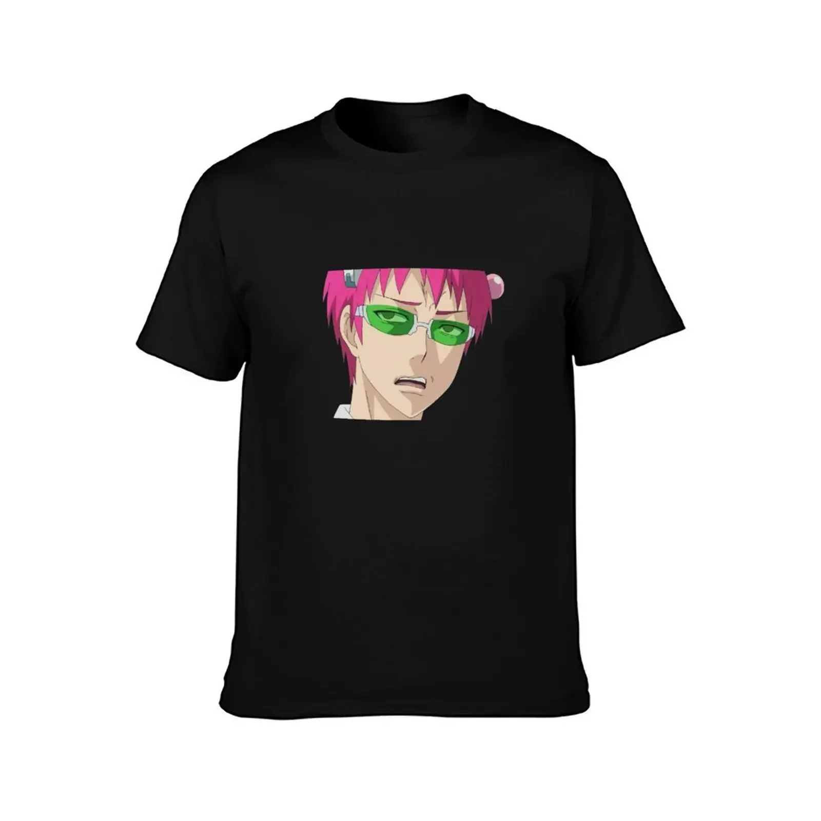 The Disastrous Life of Saiki K. Face Design T-Shirt Aesthetic clothing oversizeds mens vintage t shirts