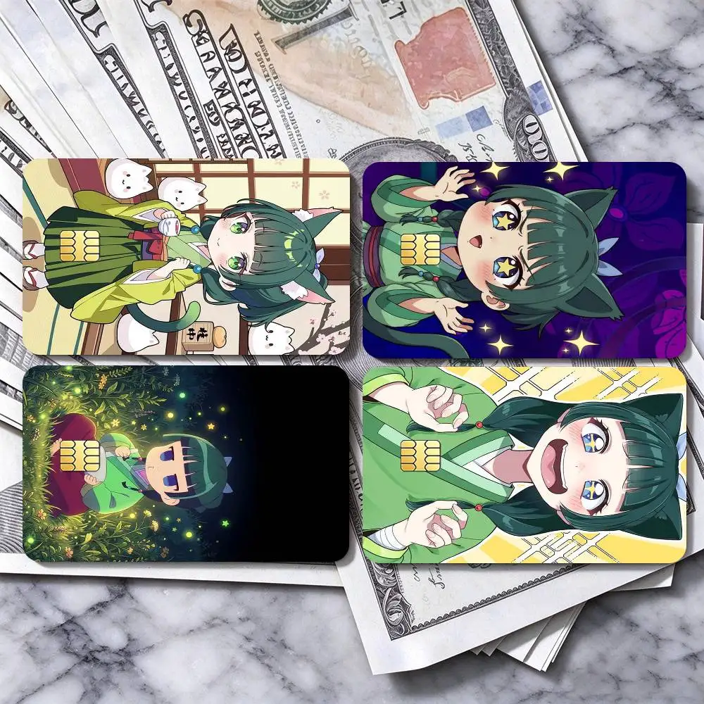 pothecary Cute Maomao  Credit Card HD Stickers Premium matte film effectively prevents fingerprints and daily abrasion.