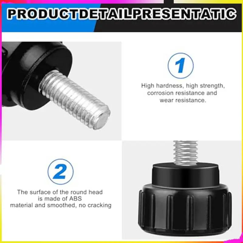 M04K 10 個マウントネジ M 4 × 10 ミリメートルローレットつまみネジ機械ドア固定炭素鋼糸