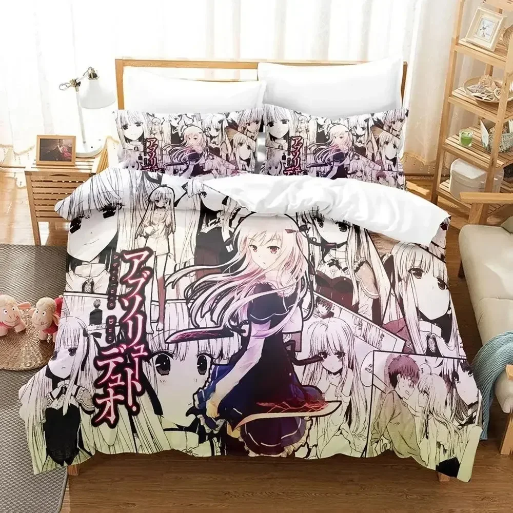 

2024 New Absolute Duo Comfortable Duvet Quilt Cover Pillowcase Bedding Set Children Bedroom Decoration Home Textile