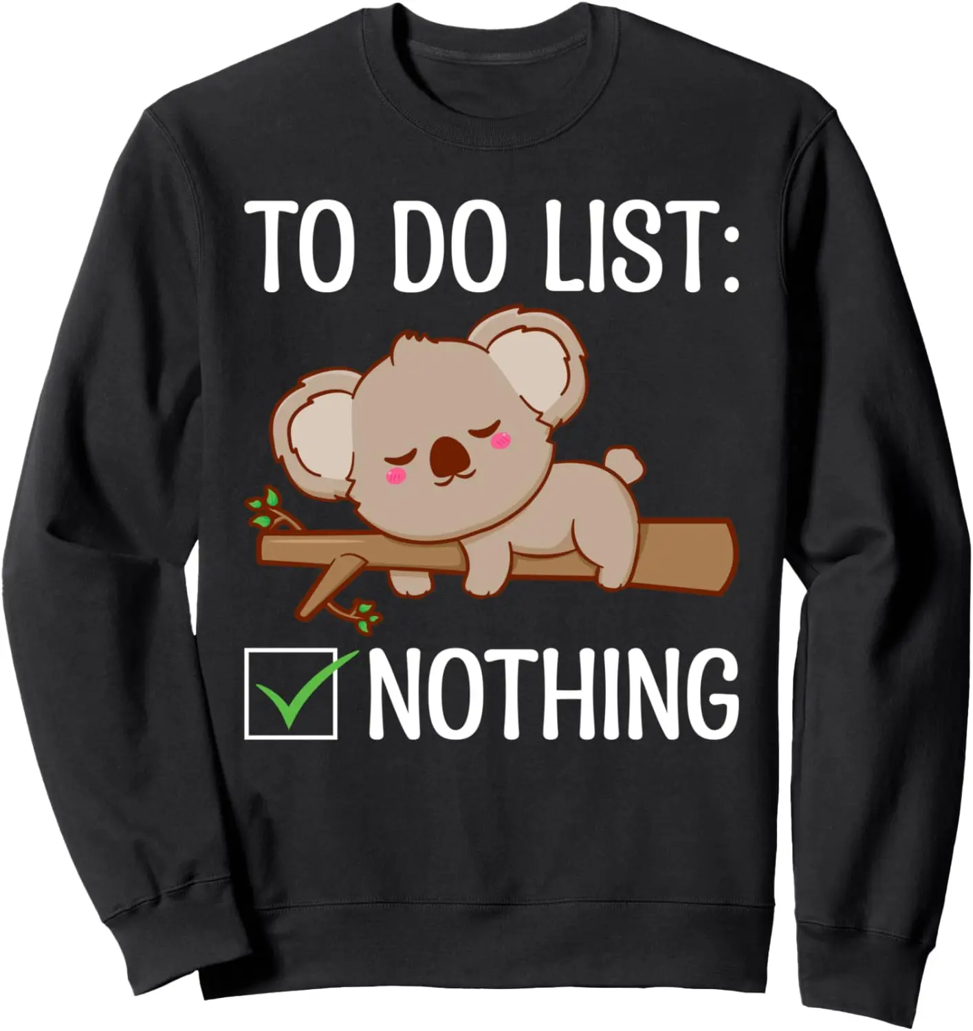 

Свитшот To Do List Nothing Koala