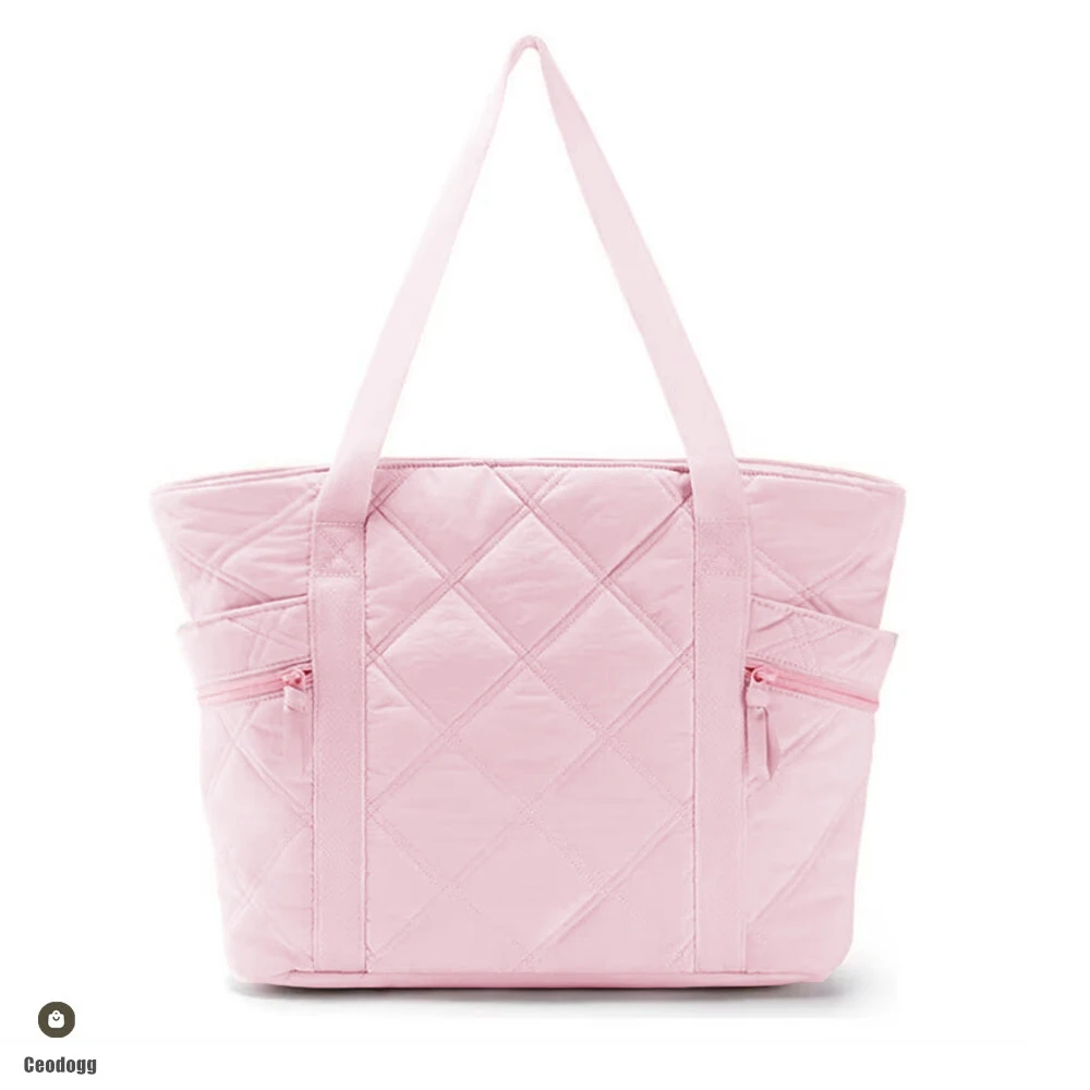 

Sport Lesure Tote Bag for Women Puffer Zipper Travel Essentials Quilted Nurse Bag Carry On Bag Gifts for Women XP143