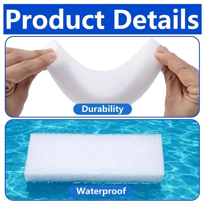 WCS-For SPX1082K Baffle Foam Replacement,550-9950 Sponge Replacement Water Weir Gate Parts 4Pcs