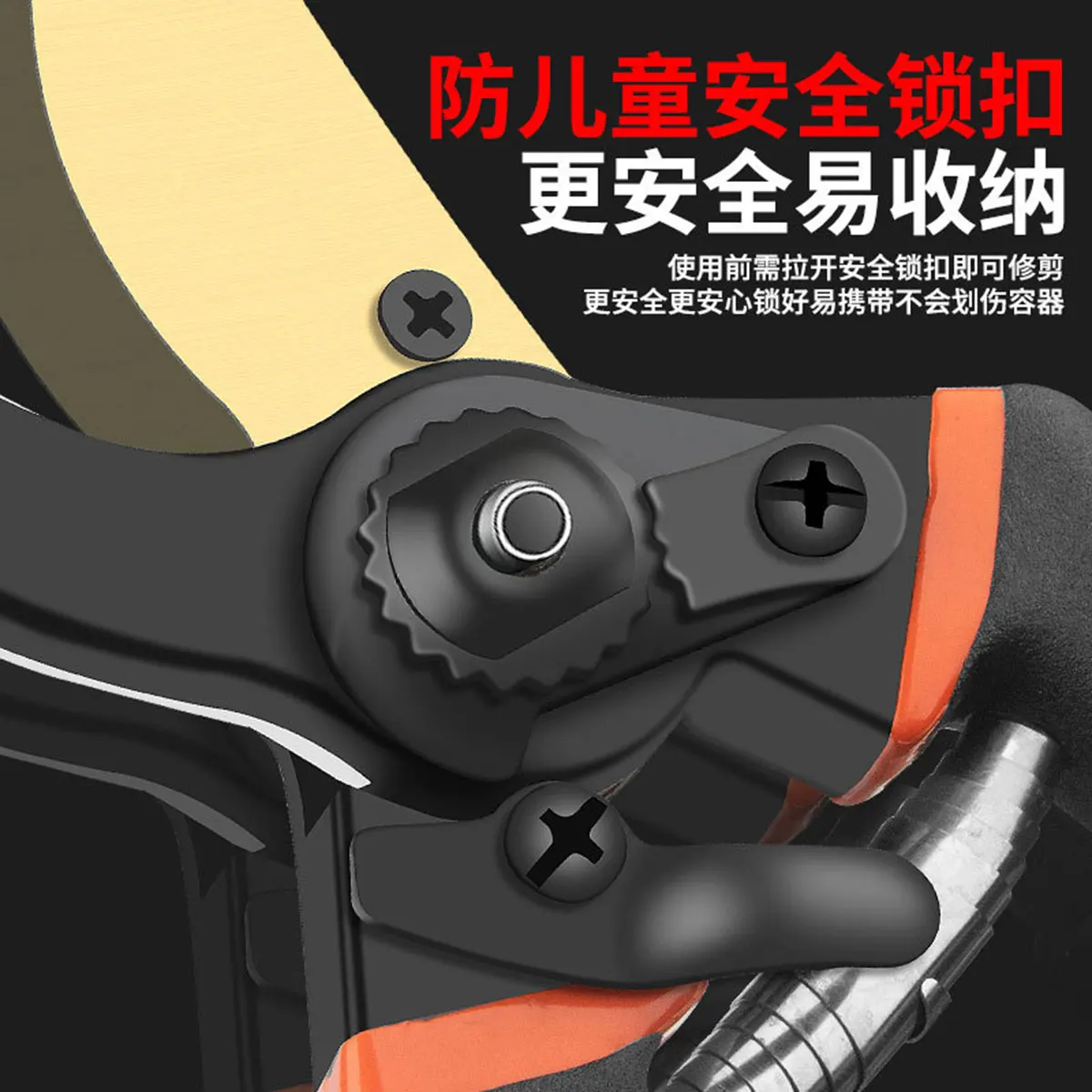 TUPI - Professional Garden Pruning Shears - Apply to Fruit Trees, Thick Limbs & Flowers, Horticultural Trimming Scissors