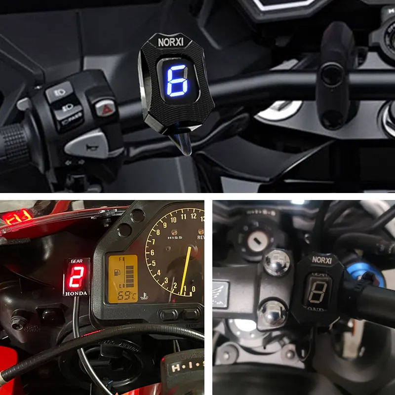 Gear Indicator Display Meter For HONDA CBR600RR CBR650F CB600F Hornet NC750X CB500F CB500X CB400X CB400SF Motorcycle 6 Level