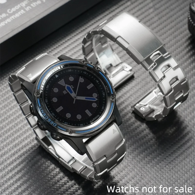 22 26 مللي متر سبائك التيتانيوم حزام ل Garmin Fenix 8 51 مللي متر 7 7X 6 6X Pro QuickFit Watch5 5X Plus Forerunner 945 935 سوار حزام الساعات