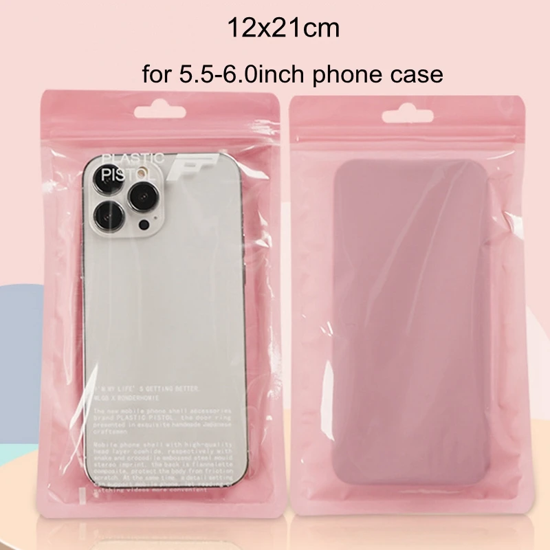 1,000Pcs Universal 4 Sizes Neutral Plastic Zip Lock Cell Phone Case Bags Accesorries Packing Sealing Pouch Self-Adhesive Bags