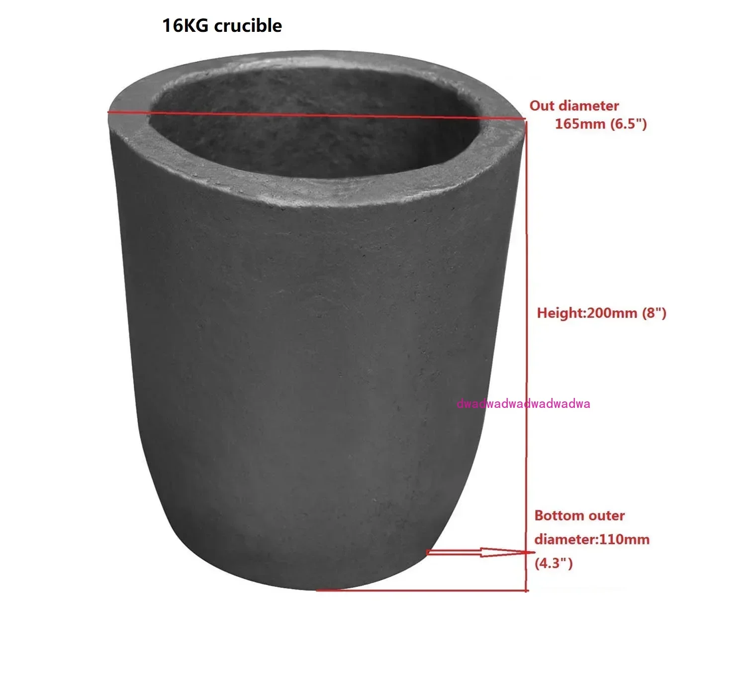 

Large Gas Metal Furnace Kit 2642 ° F/1450 ° C Household Kiln Casting Tools