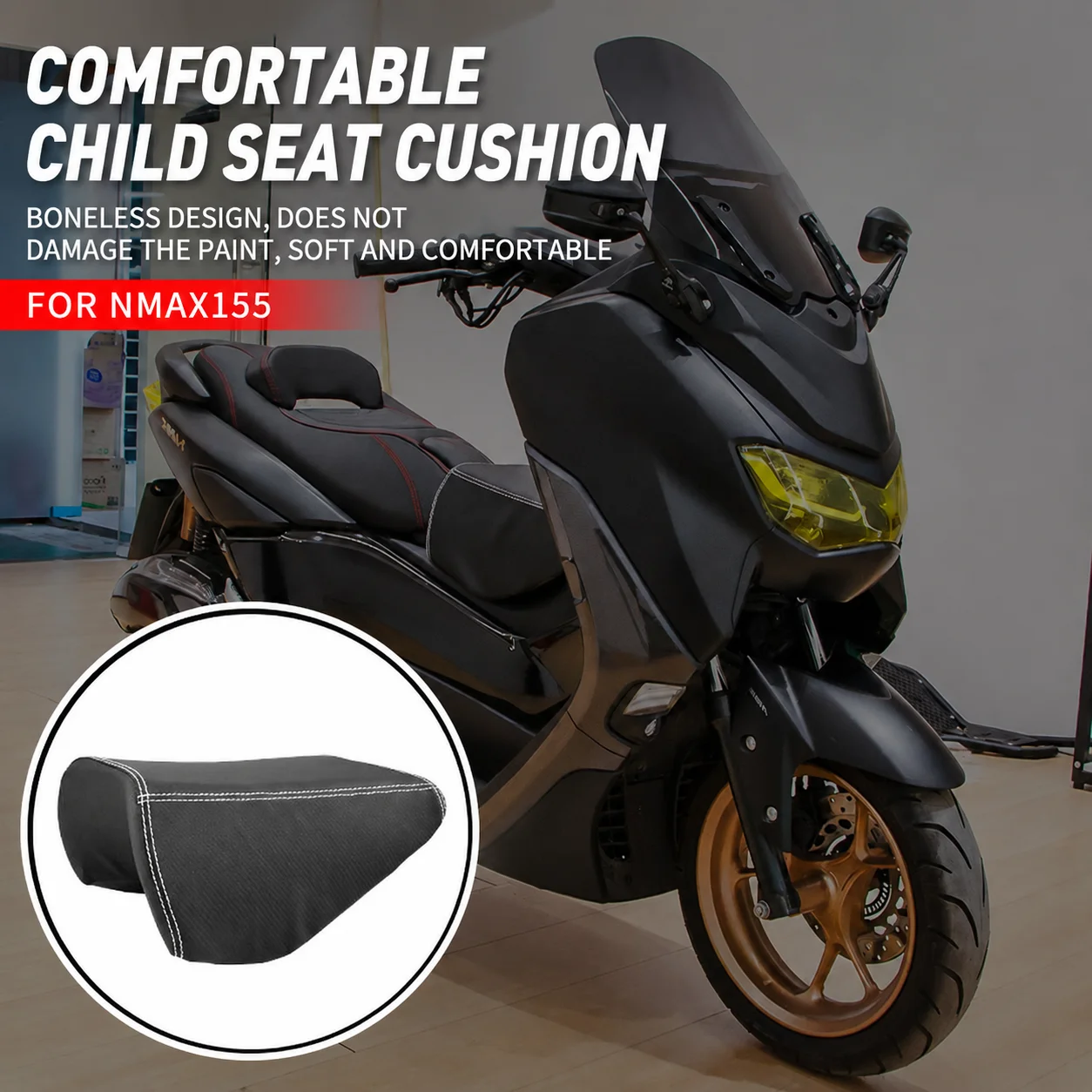

Suitable for Yamaha NMAX155 NVX Nmax 155 125 Honda Forza 350 Forza 350 motorcycle accessories, fuel tank pad, child seat