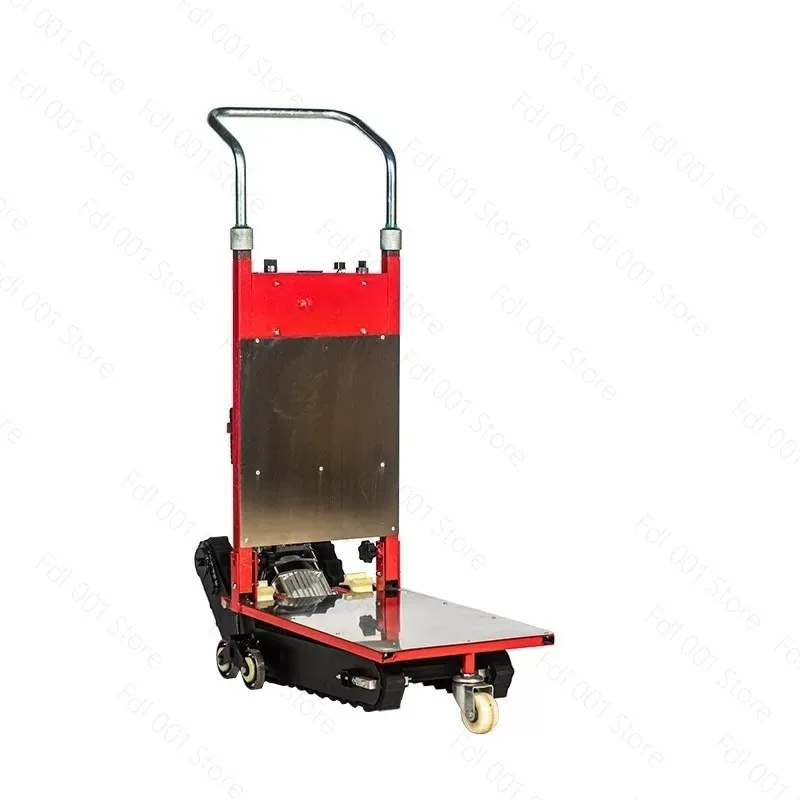 400KG/Silent Electric Stair Climbing Vehicle Cargo Handling Cart Crawler-type Up and Down Stair Climber Folding Angle Adjustable