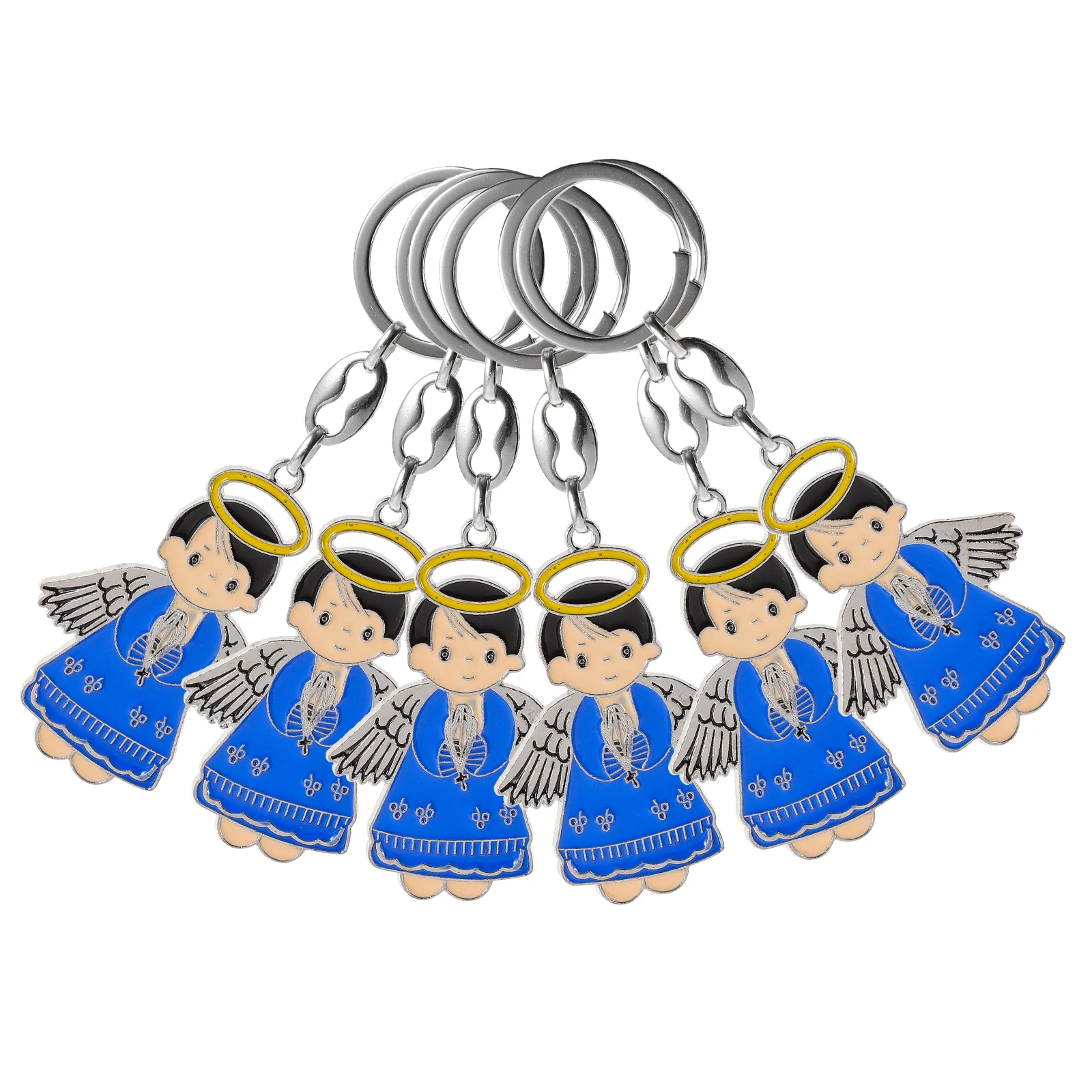 

Holders Angel Keychain Travel Accessories Backpack Keychains Hanging Decor Clasp Gifts