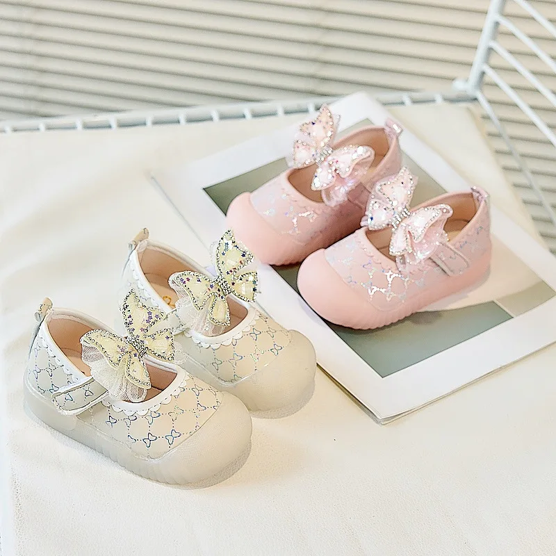 

Fashion Versatile Girls' Shoes 2025 Summer New Kid Sneakers Soft Soled Girls Casual Shoe Anti Slip Child Walking Shoes Кроссовки