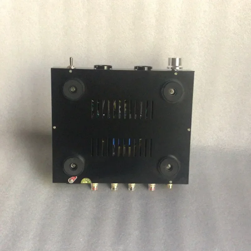 

5u4c 6j4p 6p1 HiFi 6P1 Vacuum Tube Integrated Amplifier Stereo Single-ended Class A Headphone Amp Black 6W+6W