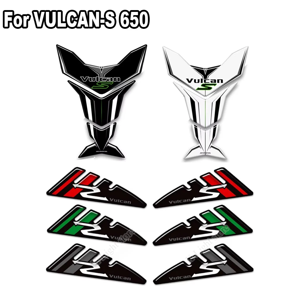 

For Kawasaki VULCAN S VULCAN-S 650 VN650 3D resin Motorcycle Tank Pad Sticker Protector Decal accessory