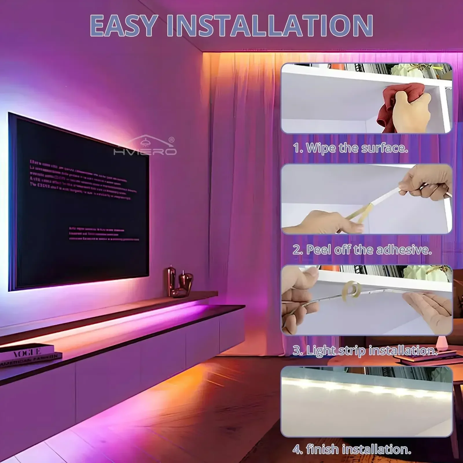 RGB Led Light Strip 5050 Wall Lamp Neon Flexible Ribbon Stripe 5M 10M DC 12V Diode Tape 24Key Controller Color For TV Backlight