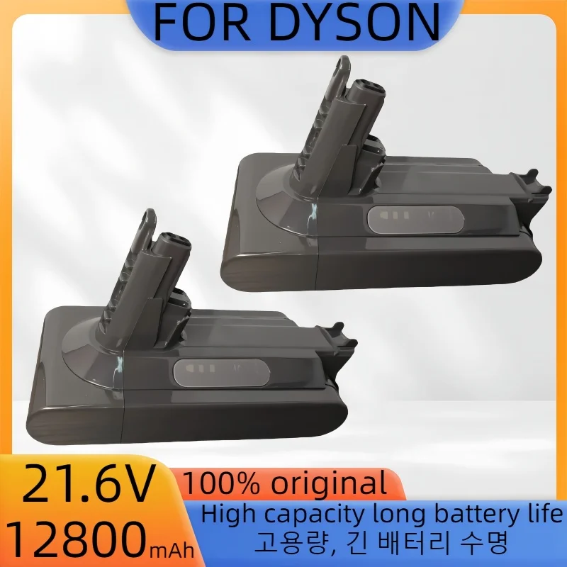 

For Dyson V8 Battery Absolute Fluffy cyclone Vacuum Cleaner 21.6V 9800Ah Rechargeable Battery for Dyson SV07 SV09 SV10 DC62