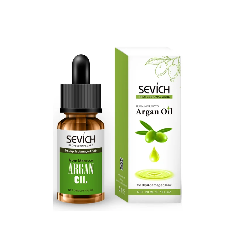 Sevich 20ml Natural Argan Oil Hair Care Nourishing Scalp Repair Dry Damage Hair Treatment Glycerol Hair Care Hair Oil