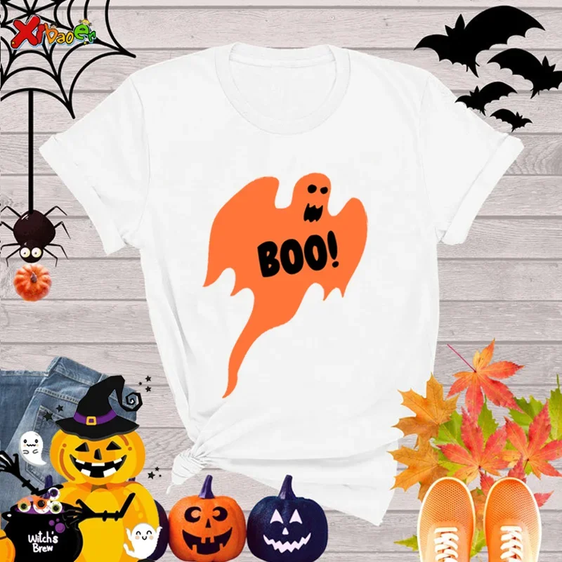 

Halloween Family Shirts Happy Halloween Funny BOO Tee Ghost Kids Shirt Boy Shirt Girls Clothing Children Clothes Adults T Shirt