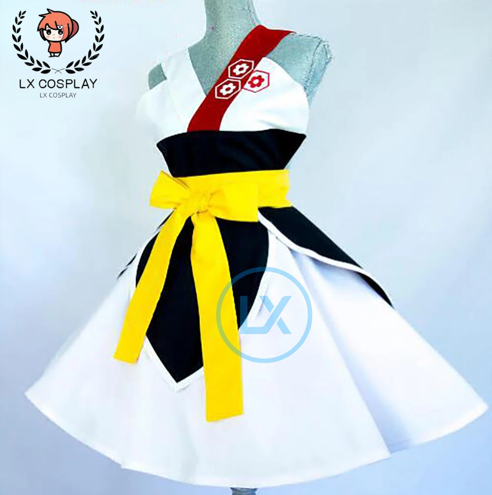 

Anime Cosplay Costume Sesshoumaru Lolita Inuyasha Kimono Sleeveless Sling Dress Full Sets Female Girls Halloween