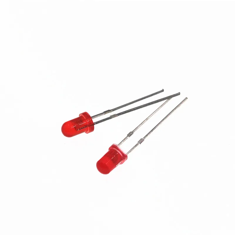 100 3Mm Rood Haar Rood Licht Emitting Diodes Rode Leds