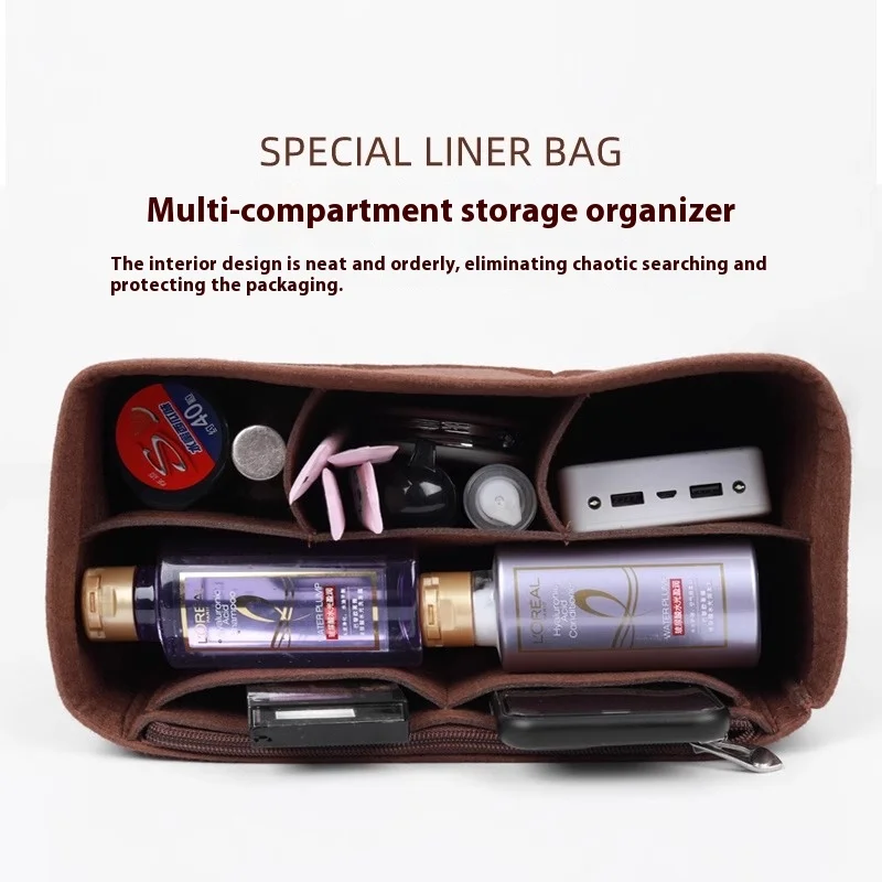 【جودة عالية】حقيبة يد لتنظيم المحفظة من اللباد، حقيبة تشكيل البطانة في أكياس لـ Liz Visetos Speedy Neverful