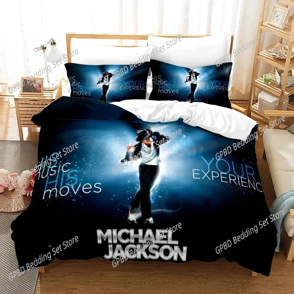3D Print Michael Jackson Bedding Set 3D Printed Suitable for Bedroom Duvet Cover Set With Pillowcases Kids Home Textile