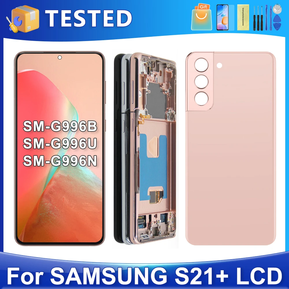 

6,7 ''S21 Plus для Samsung AMOLED S21 + 5G G996B G996U G996W ЖК-дисплей с дигитайзером сенсорного экрана в сборе Замена